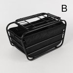 2-in-1 Koera Jalgrattakorv Tagumisele Kandurile Lemmiklooma Vedaja Kaubakorv Sobib V&auml;ikestele Kesk suuruses Koertele Kassidele Kuni 5,4 kg Toidukaupadele Igap&auml;evaseks black