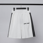Hulgim&uuml;&uuml;k Tide Br&auml;nd Palm Angel Paarispordi vabaajashortsid Meeste ja Naiste Sirge paelaga Elastsed High Street viiepunktip&uuml;ksid S valge