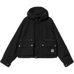 Carhartt WIP Naiste Ss25 Irwin Jakk Peidetud Kahesuunaline T&otilde;mblukk Kapuutsiga Pikkade Varrukatega &Uuml;hev&auml;rviline Jakk Naiste jakid Must I034501-89-XX M black