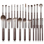 Jessup Meigipintslite komplekt 15/25 tk Premium S&uuml;nteetilised Pruunid Meigipintslid Jumestuskreemile Silmadele Peitekreemile P&otilde;sepuna Silmapliiatsile, T511