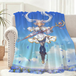 Anime FriERen Viska kerge 240g flanelltekk pehme nahas&otilde;bralik suviseks jahutuseks 75x100cm (30x40inch)