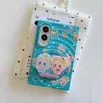 Kawaii multifilmipoiss looma magnetiline telefoni&uuml;mbris Samsung Galaxy Z Fold 8 Z Fold8 jaoks Magsafe alusehoidjaga Armsad &uuml;mbrised Galaxy Z Fold 8