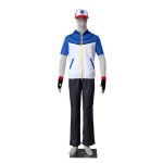 Pokemon Ash Ketchum Cosplay Kost&uuml;&uuml;m Lastele ja T&auml;iskasvanutele T&auml;iuslik Halloweeni ja Cosplay Pidudeks Adult,M