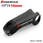 &Uuml;likerge s&uuml;sinikkiust jalgrattavarras -17 Maanteeratta M&auml;giratta 31,8 mm kinnitusl&auml;bim&otilde;&otilde;t KS-16 Full Carbon Stem