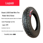 Terasest traat 8-kiuline elektriline kolmerattaline jalgratas Rehv 16x4.0/400-12/3.75/3.00-12 8-Ply Steel Wire Tire 16x4.0 Outer Dome