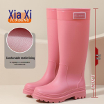 Vihmametsa Veekindlad Libisemiskindlad &Uuml;le P&otilde;lve Matkasaapad Pingutusn&ouml;&ouml;riga. Size 33/34 pink