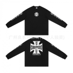 Meeste Streetwear Pikkade varrukatega T-s&auml;rk Kolju graafilise printiga L&otilde;tv l&otilde;ige Puuvillane T-s&auml;rk Vabaaja riietus Small white