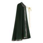 Cosplay meeste renessansssall pool&otilde;laga keep keskaegne samuraikeep LARP s&otilde;dalase messi Halloweeni kost&uuml;&uuml;m One size fits all black