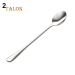 Pika varrega roostevabast terasest tee kohvilusikas kokteil j&auml;&auml;tisesup lusikad s&ouml;&ouml;giriistad 2