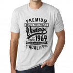 ULTRABASIC &ndash; Homme Graphique 1969 Aged To Perfection T-s&auml;rk &ndash; Cadeau Danniversaire pour 50 Ans XS valge