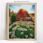 DIY Teemantmaal Rhinestone Pilt T&auml;isringi p&auml;ikesetikandid Teemantmosaiik ristpistes 20X30CM