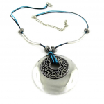 Les Tr&eacute;sors De Lily [D8913] - Collier 'Kim' Turquoise t&uuml;rkiissinine