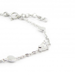 Altesse [G2475] - Bracelet Argent 'C&acirc;lin' blanc valge