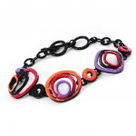 NOA [H8365] &ndash; disainerk&auml;ev&otilde;ru 'Coloring' oranž lilla oranž