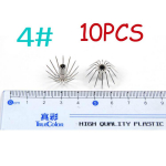 10 tk Squid Jig DIY konksud l&auml;bim&otilde;&otilde;duga 2 cm Kalmaari p&uuml;&uuml;gi landi valmistamise materjal vihmavarju konks