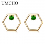 UMCHO looduslikud diopsiidist v&auml;&auml;riskivist k&otilde;rvar&otilde;ngad 925 h&otilde;bedast ehete kujundaja rohelised kalliskivid k&otilde;rvar&otilde;ngad t&uuml;drukutele peened ehted uued