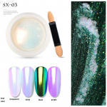 Mirror Glitter Nail Art Chrome Pigment Pearl Shell Mermaid Powder Geellakk