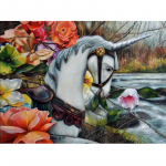 Teemanttikandid Maastik Mets &Uuml;kssarviku pildid Teemantmaaling Kristallpistega rist 20X30CM