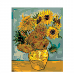 p&auml;evalill Van Goghi lill DIY Digimaal numbrite j&auml;rgi Moodne seinakunst L&otilde;uendimaal Unikaalne kingitus Kodukaunistus 40x50cm 40x50cm no frame