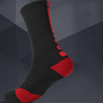 Super Elite meeste puuvillane korvpall pika sokiga meeskonnat&ouml;&ouml; k&otilde;ndimine matkamine spordisokk sport meeste naljakas jalgrattas&otilde;it, polsterdatud frotee amortisaator middle cut