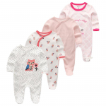 Kiddiezoom 4 tk Beebi poistele T&uuml;drukute R&otilde;ivad Vasts&uuml;ndinu Unisex riided T&auml;isvarrukad puuvillased imikute v&auml;ikelaste riided 3M