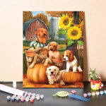 DIY maalimine numbrite j&auml;rgi Digitaalne &otilde;limaal Hobid Numbrite maalimine &Otilde;limaal Numbrid &Otilde;limaal Kodukaunistus Kujutav kunst 40x50cm no frame