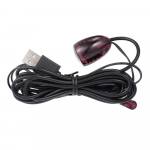 CHUF0301 USB-adapter IR infrapuna-kauglaiendi kordusvastuv&otilde;tja saatja emiter Kehtib must