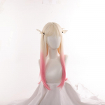 Gradient virsikuroosa pikad sirged juuksed