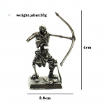 Valge vask surnud luukere Leegion S&otilde;durid Figuurid Miniatuurid T&ouml;&ouml;laua kaunistused Vintage metallist kujude kaunistused M&auml;nguasjad archer