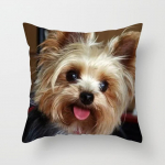 1 tk armas koer Yorkie BICHON koer Yorkshire'i kujundusega prinditud padjap&uuml;&uuml;r Magamistoa diivan v&ouml;&ouml;padjad kate auto kaunistus padjakate 45*45cm