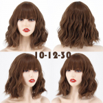 MISS PARUKAS L&uuml;hike Bob Laineline soeng Ombre Blond &otilde;lgade Parukas Naistele Halloween Cosplay 12inches