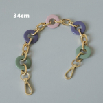 Uus mood naiste k&auml;ekoti aksessuaaride kett matt Kakhi hall oranž vaigust kett matt rihm naiste sidur &otilde;lakott 34CM lilla