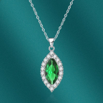 BELLA BOX Horse Eye Ripats Kaelakee Mitmev&auml;rvilised Mood Pulma Ehted roheline