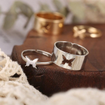 IF ME Korea lihtne &otilde;&otilde;nes liblikas kulds&otilde;rmus Retro loominguline paaris&otilde;rmused ehted aksessuaarid 1