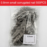 0,6/0,8 mm kuumad klambrid 500 tk auto kaitseraua kuuma klammerdaja jaoks 0.8mm flat staples