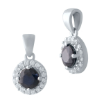 H&otilde;bedast ripats safiiriga 0,854ct (2021841) safiir