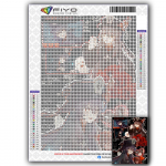 5D DIY Genshini m&auml;ngu tegelaste ristpistega kivid Teemantjoonistus Tikand Mosaiik Kodukaunistus Full Round 20X30CM