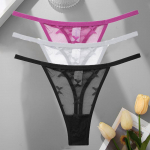 3tk/komplekt Perspective Naiste alusp&uuml;ksid V&otilde;rgust G-String aluspesu Naiste &otilde;mblusteta stringid Naiste alusp&uuml;ksid Intiimpesu S-XL L