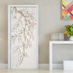 P&otilde;hjamaade stiilis taimne seinakaunistus Seinakleebis DIY lilled Troopilised palmilehed Seinakleebised Moodsa kunsti vin&uuml;&uuml;lkleebised seinamaalingud 77x200cm