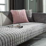 &Uuml;hev&auml;rviline libisemiskindel diivani kate Paks pehme pl&uuml;&uuml;s diivanipadja r&auml;tik elutoa m&ouml;&ouml;bli jaoks Decor Slipcovers diivanikatted 70x180cm 1pcs