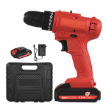 21 V kaasaskantav akutrell 3/8-tolline padruniga k&auml;eshoitav j&otilde;utrell 1,5 Ah kruvikeeraja EU Plug 2 Batteries No Accessories