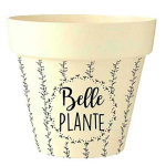 Les Tr&eacute;sors De Lily [Q6401] &ndash; bambusest istutusmasin  Messages  beež must (Ilus Taim) -  17x18 cm beež