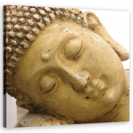 L&otilde;uendiprint Buddha Head Gold Spa 30x30 beež