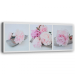 L&otilde;uenditr&uuml;kk Peony Pink Flowers 90x30 roosa