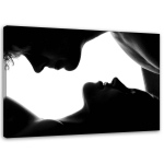 Must-valge l&otilde;uendiprint Nude Sexy Couple 60x40 must/valge