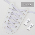 NO.8 Ei lipsu kingapaelad elastsed tossudele Lamedad kingapaelad v&auml;rviline metalllukk T&auml;iskasvanutele ja lastele Laisad kingad Paelad Aksessuaarid 1 paar 100cm