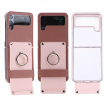 2022. aasta moodne Miss Ring &uuml;mbris Samsung Galaxy Z Flip 4 5g kokkupandava &auml;rinahast kattega koputuskindlate arvuti&uuml;mbriste jaoks Flip3 Flip 3 jaoks Flip3 sinine