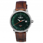 Zeppelin LZ 120 Bodensee Leather Strap Dark Green Dial Automatic 81604 Meestekell
