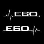 2 t&uuml;kki mitme mudeli auto aknakleebiseid ja kleebiseid autokere kleebised Mootori kapoti kleebised BMW E60 E61 E46 E39 E91 kleebiste tarvikud E60