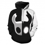 Meeste dressipluus Hollow Knight 3D tr&uuml;kitud kapuuts Meeste/naiste mood Populaarne isiksus Anime Harajuku kapuuts XS